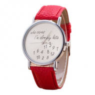 Horloge-Who-Cares-Rood